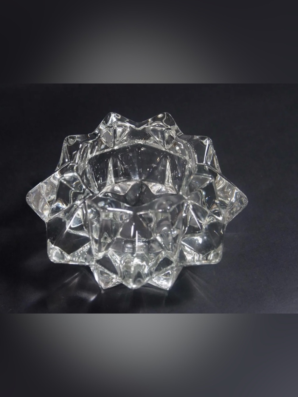 Set of 2 Crystal Candle Holders